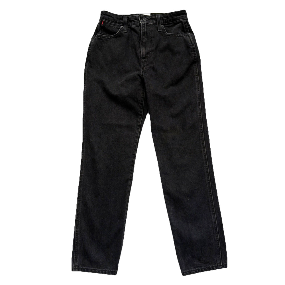Sunday Best Aritzia Jeans Women's Size 2 Black Tapered Leg 100% Cotton Casual